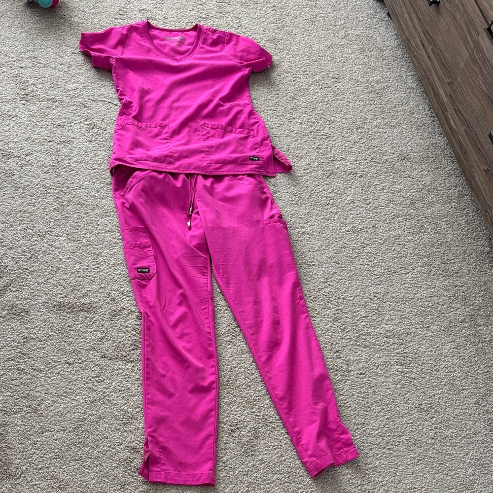Pink scrubs